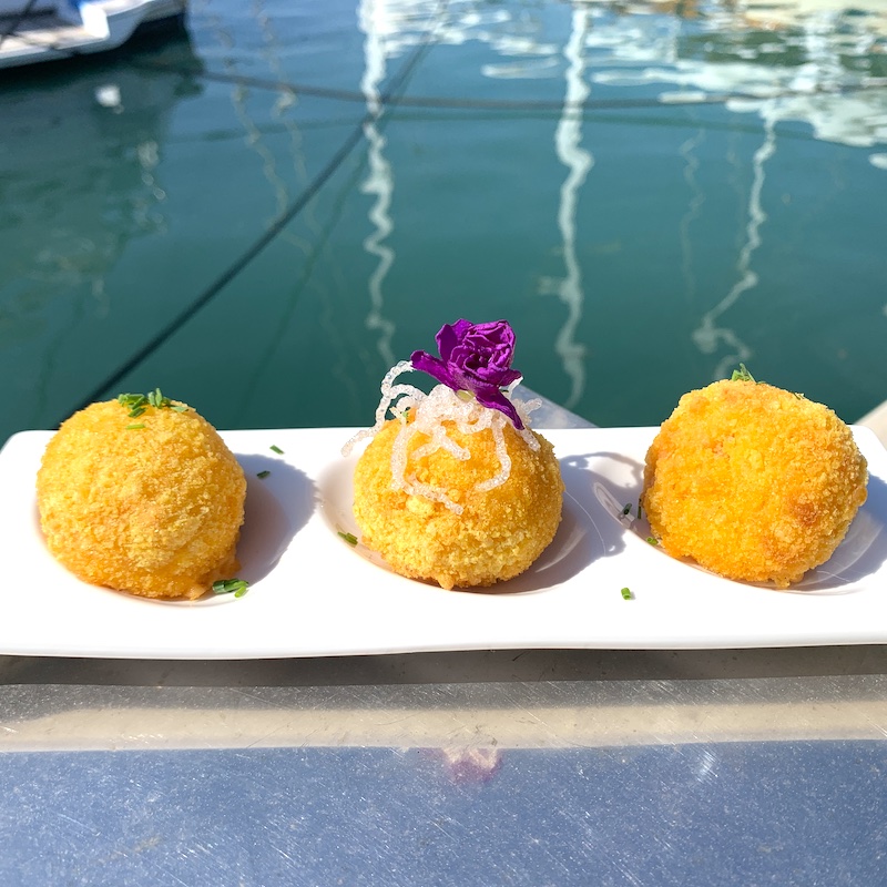 Croquetas de gamba roja
