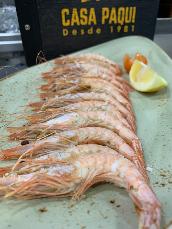 RACION DE GAMBAS  A LA PLANCHA