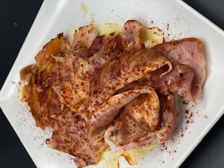 Grillet pork shoulder