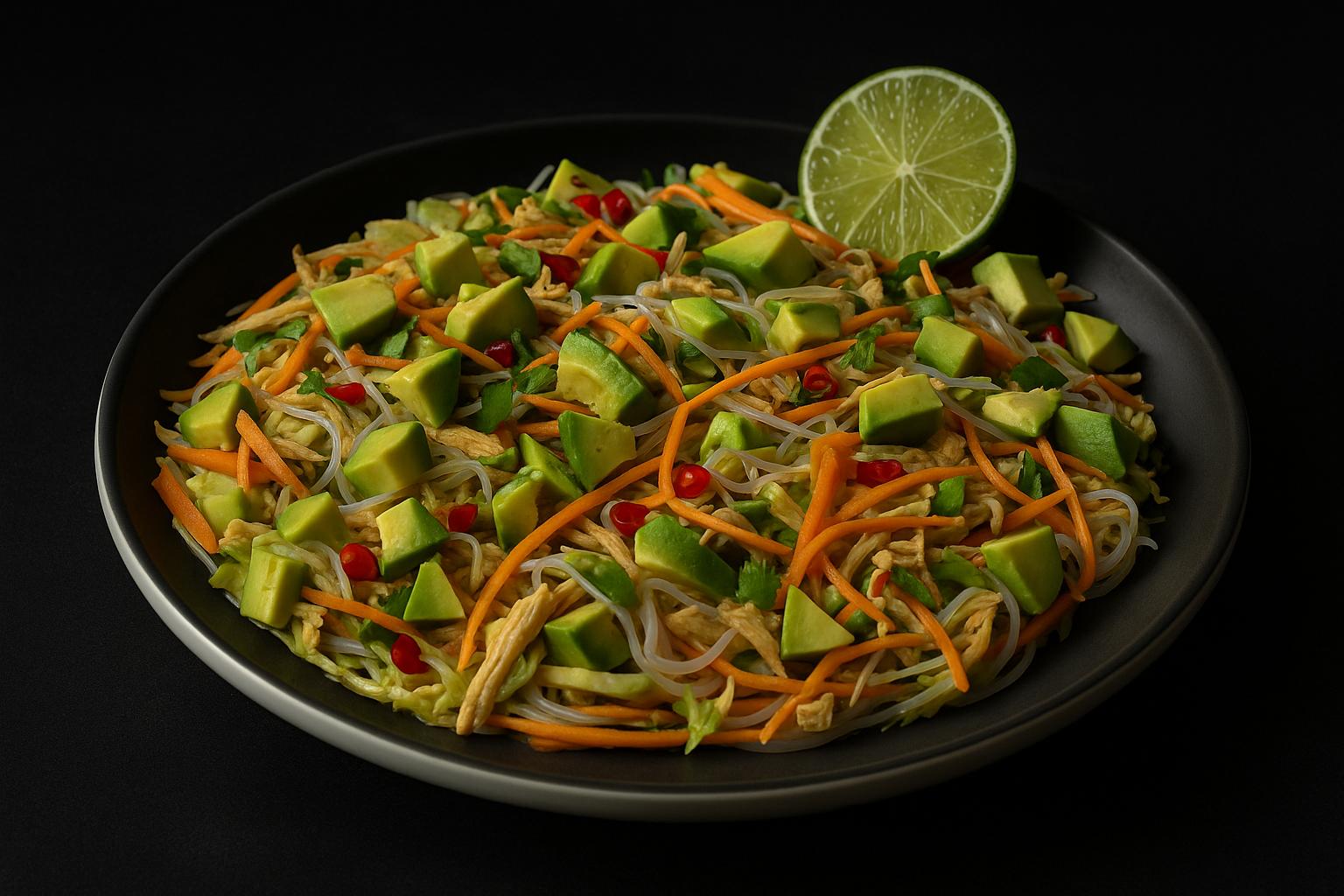Ensalada Pollo con cítricos vietnamitas
