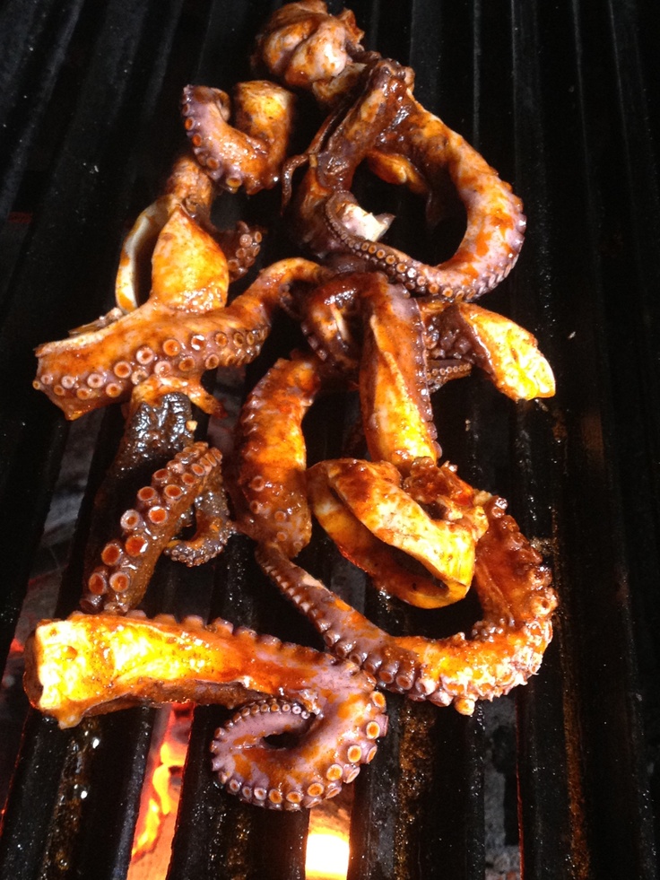 Gegrillter Oktopus (P.p.P, min 2 Pers.)