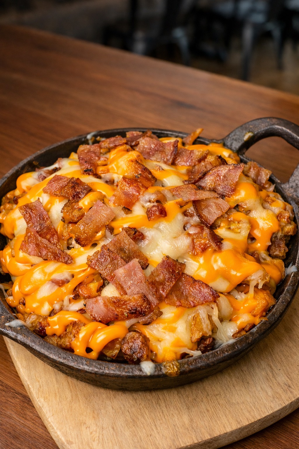 Bacon cheese fries